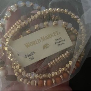 World market bracelet set NEW